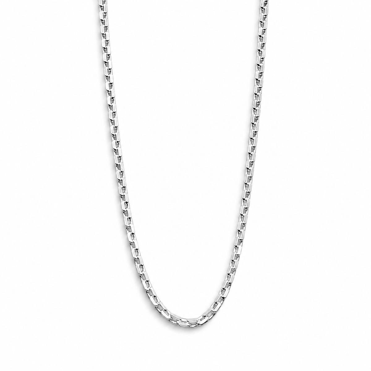 Cadena Ligera 1mm Plata Ley 925