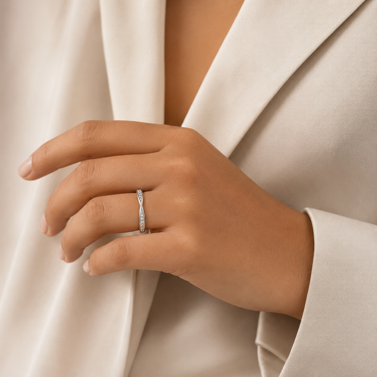 Anillo Zirconia Plata Ley 925