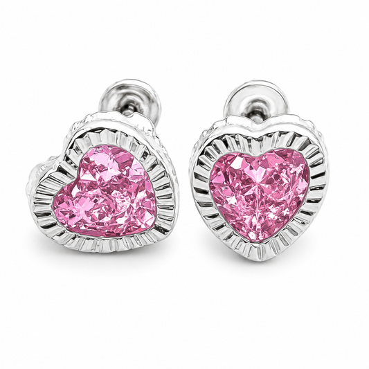 Broquel Corazon Rosa #6