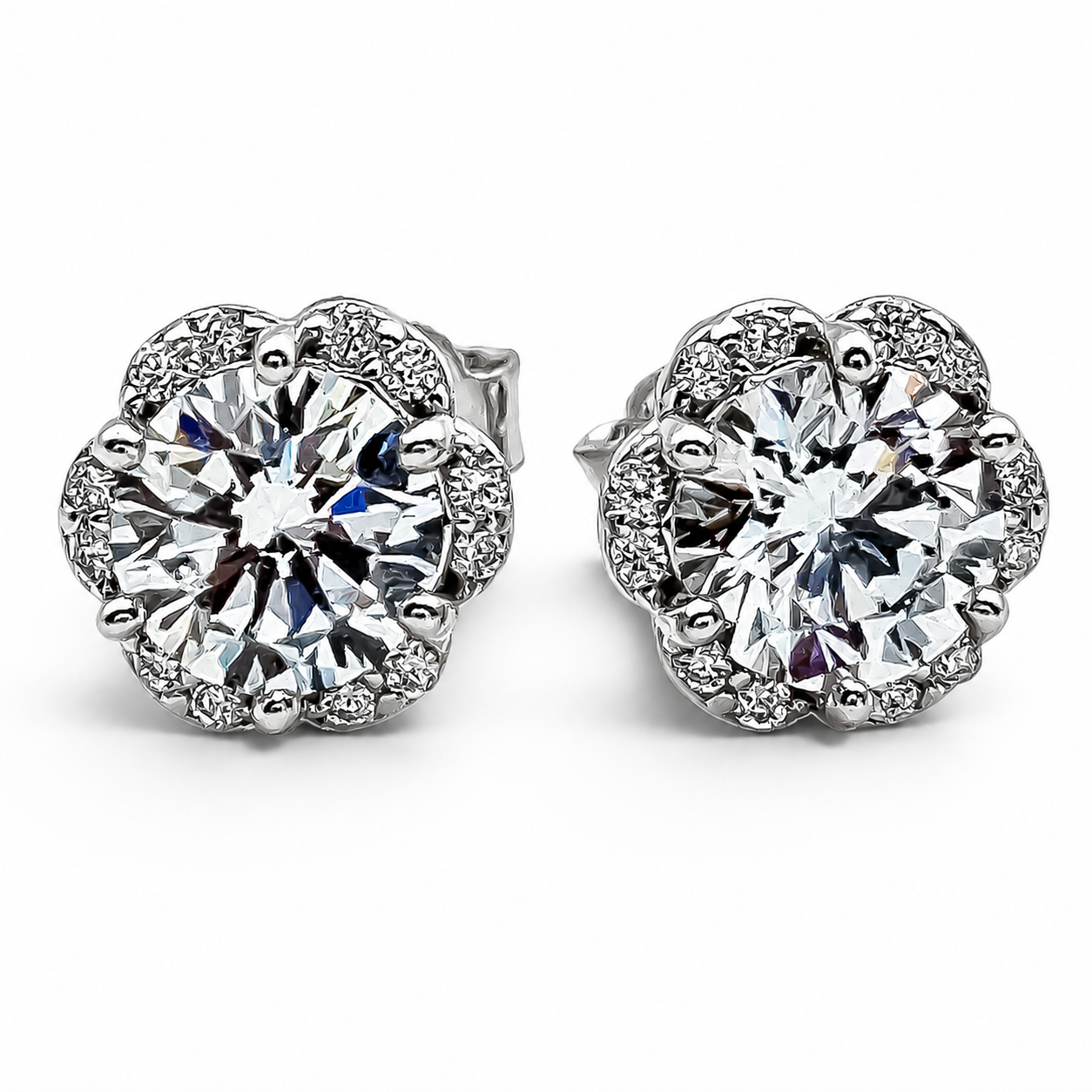 Arete Zirconia Chica Plata Ley 925