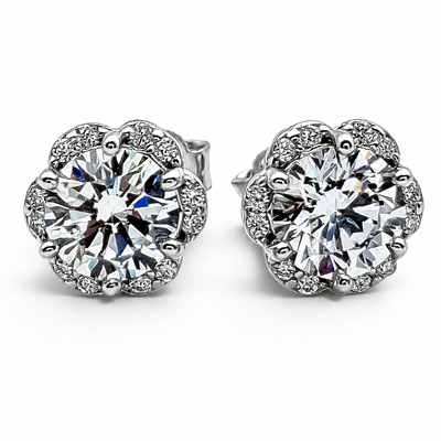 Arete Zirconia Chica Plata Ley 925