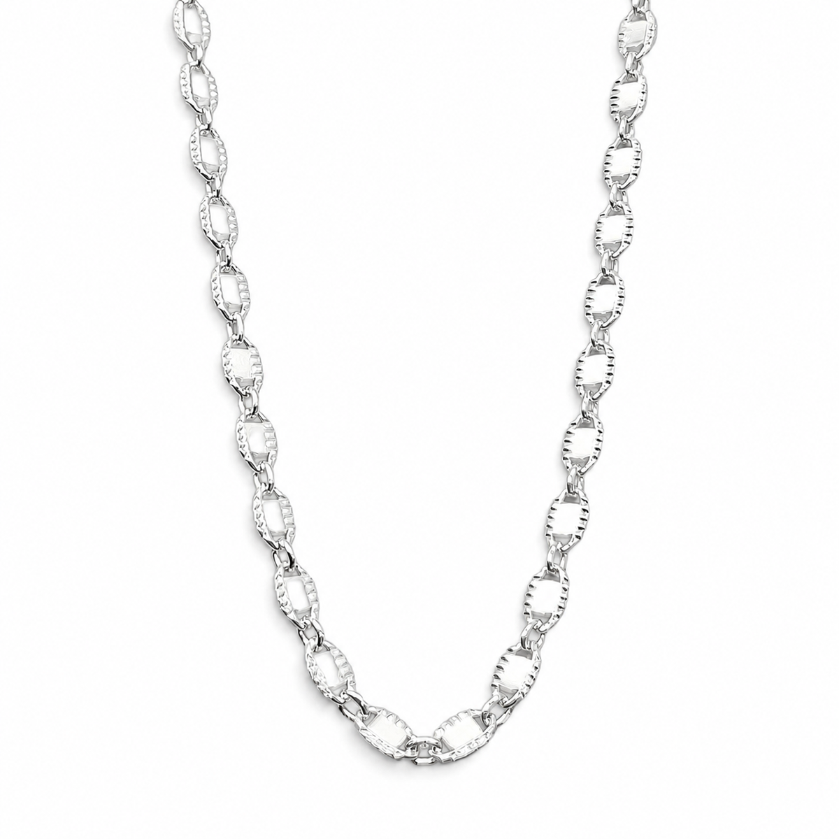 Cadena Diamantada 2mm Plata Ley 925
