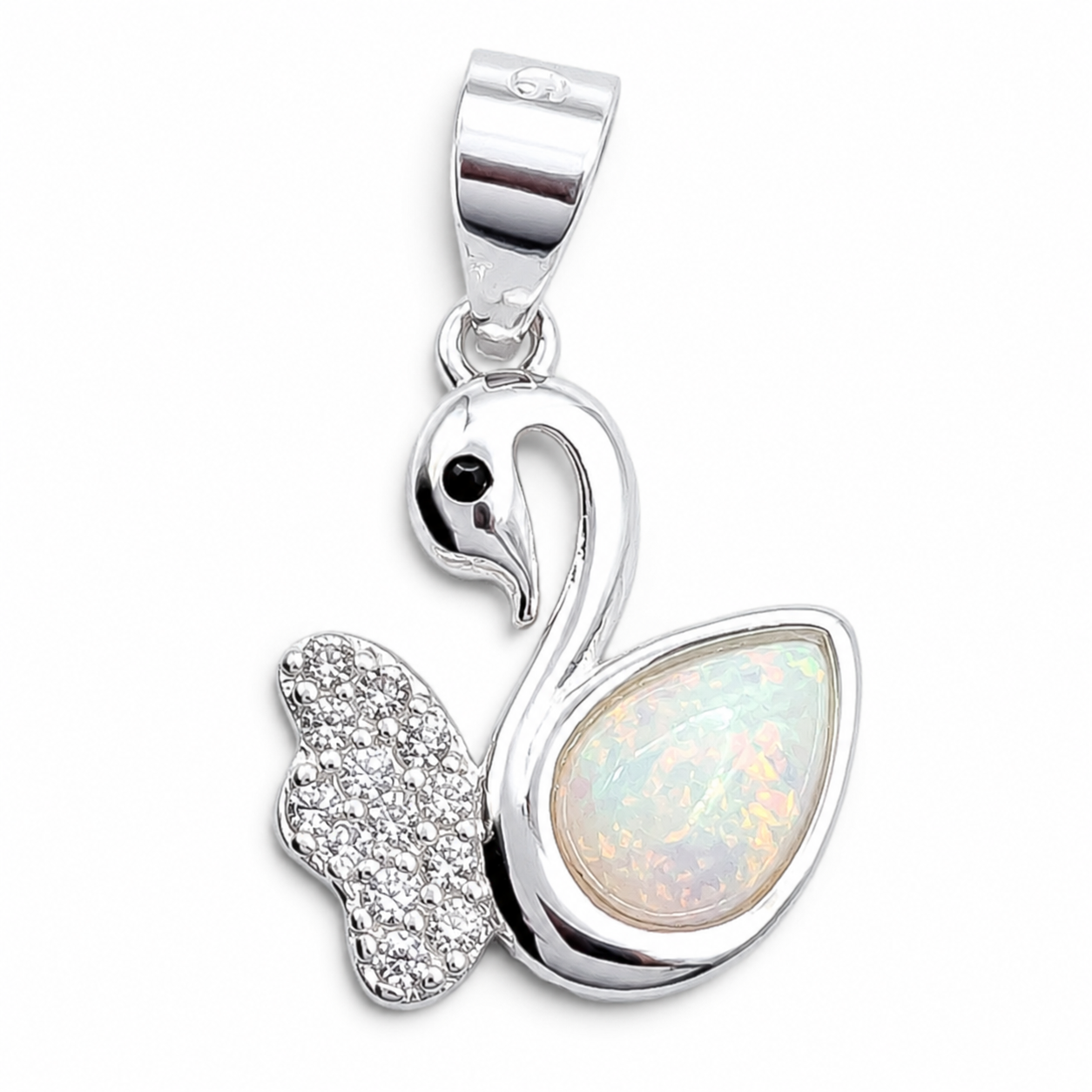 Dije Cisne Blanco Plata Ley 925