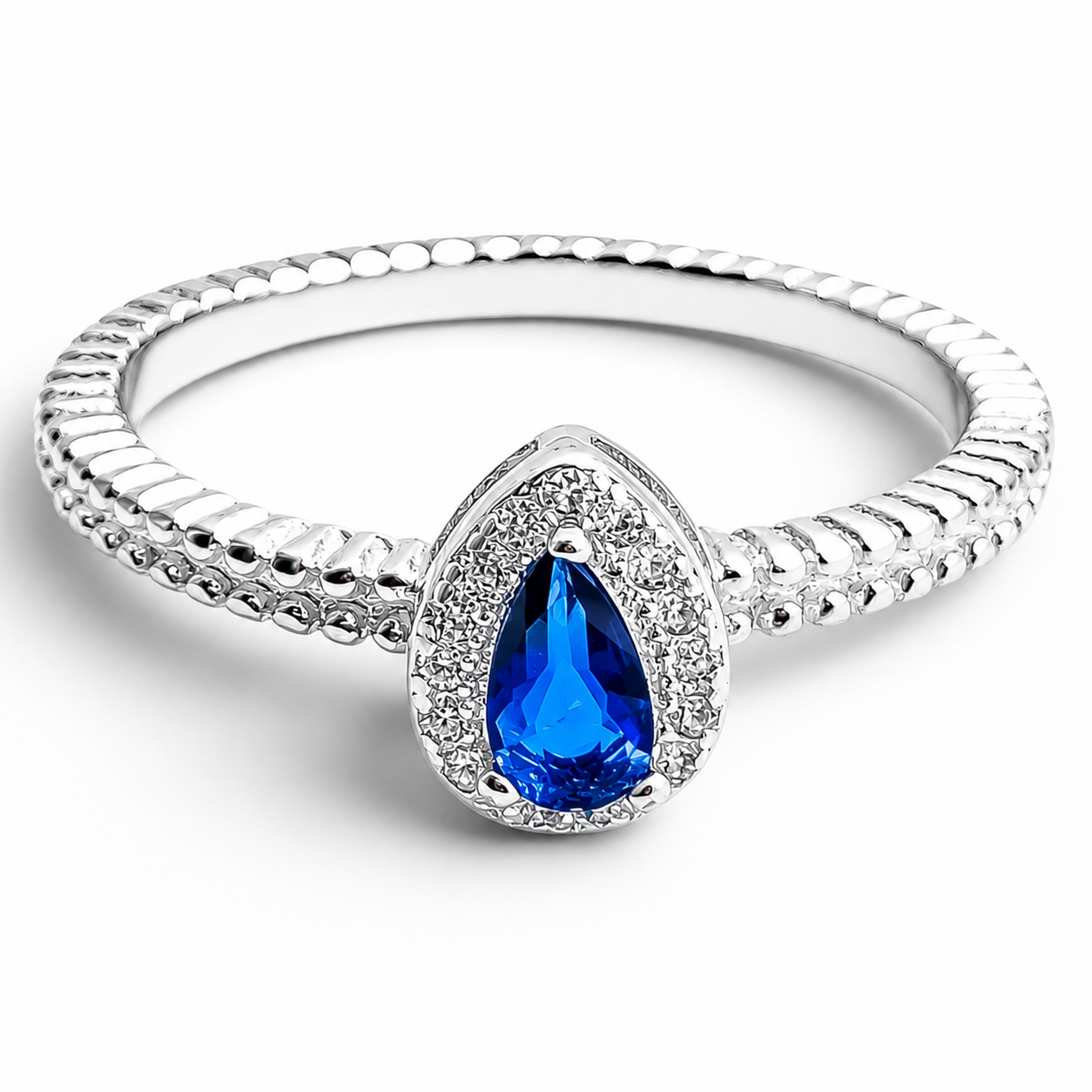 Anillo Gota Azul