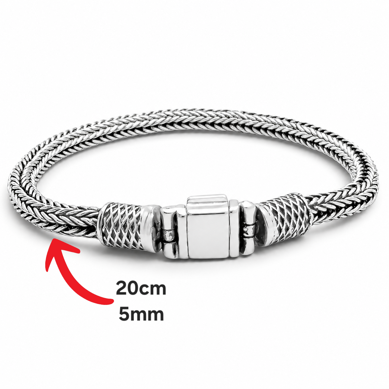 Pulso Tejido Bali 5mm
