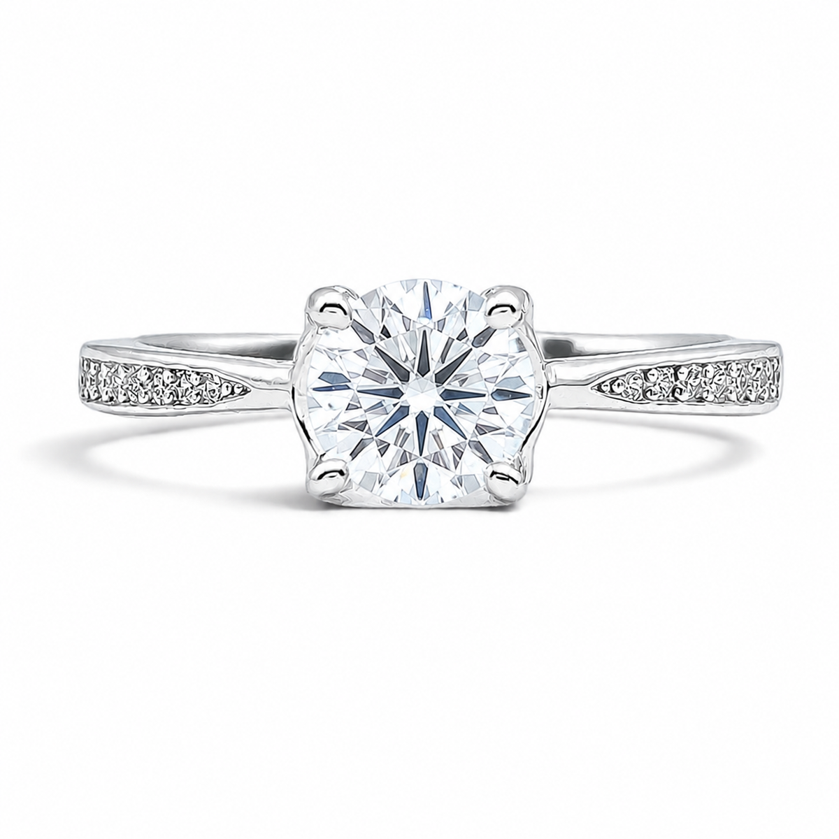 Anillo Zirconia Plata Ley 925