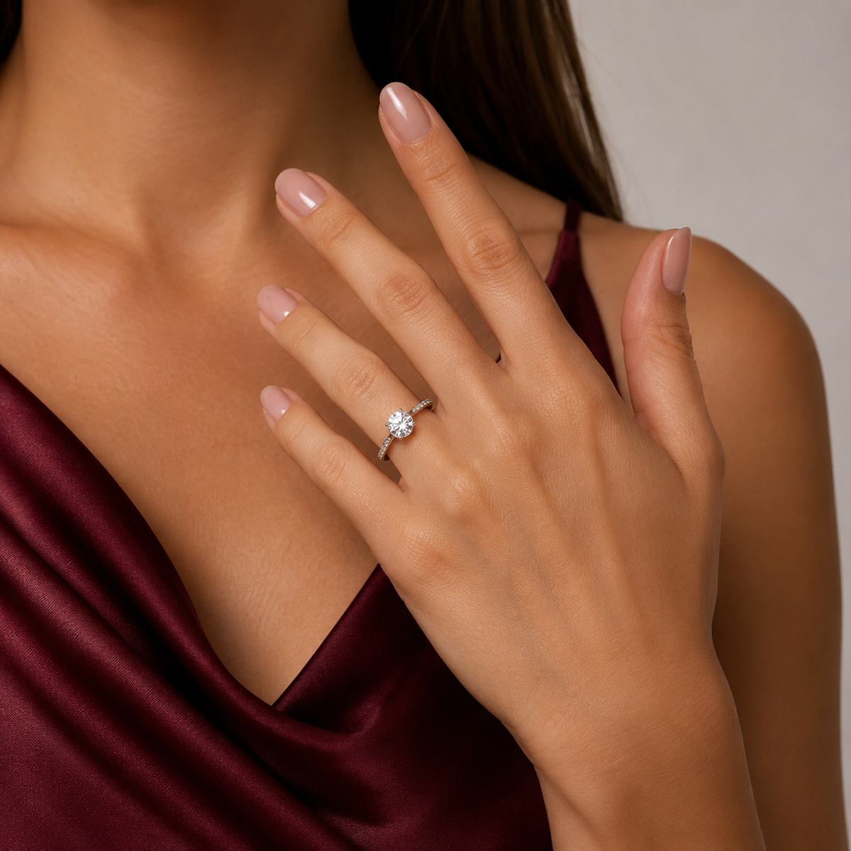 Anillo Zirconia Plata Ley 925