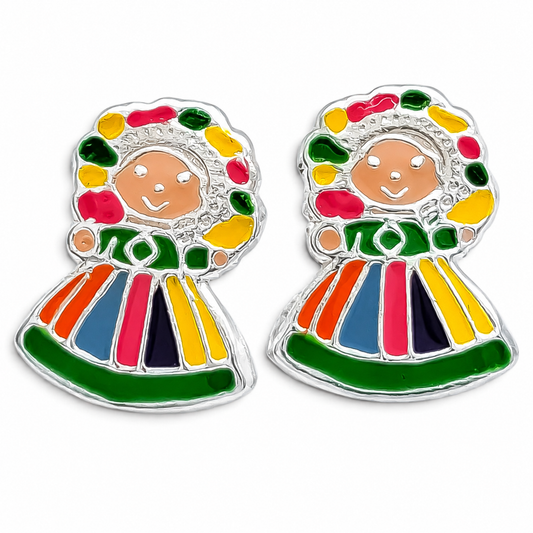 Broquel Muñeca Verde Plata Ley 925