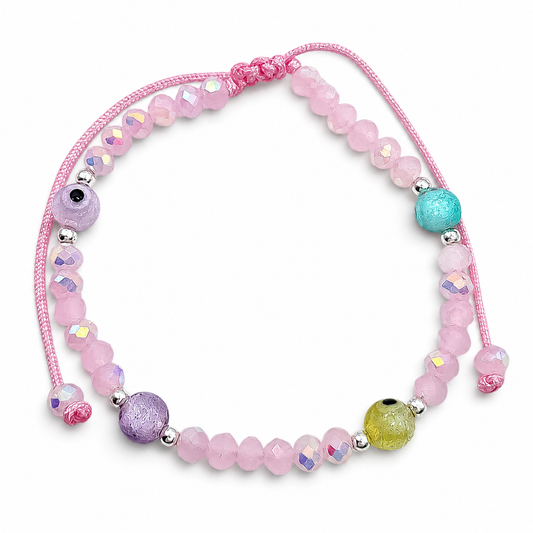 Pulsera Ojos Rosa