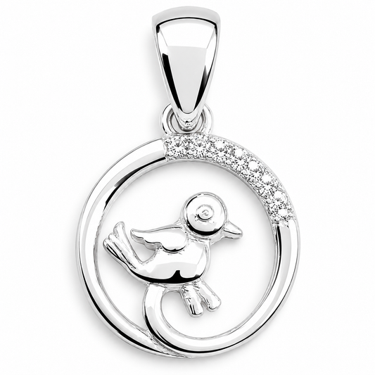 Dije Pajaro Plata Ley 925