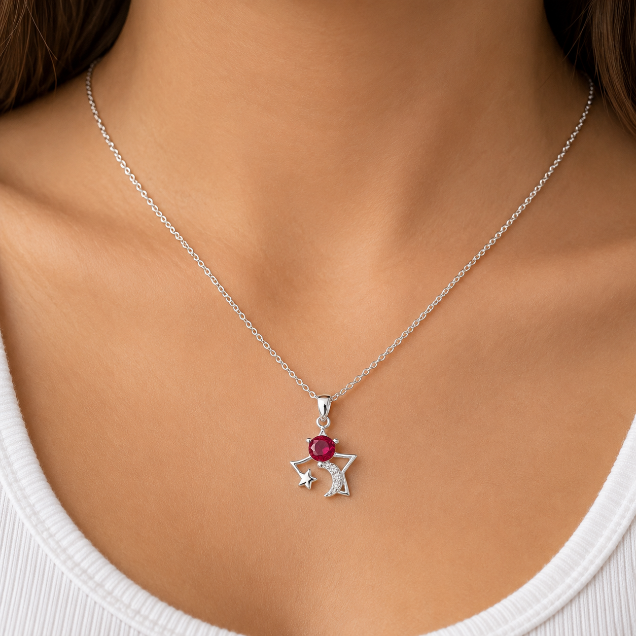 Dije Estrella Fiusha Plata Ley 925