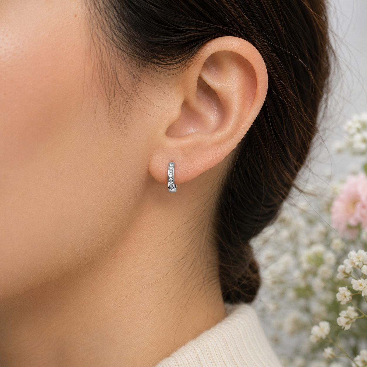 Arracada Bulga Plata Ley 925