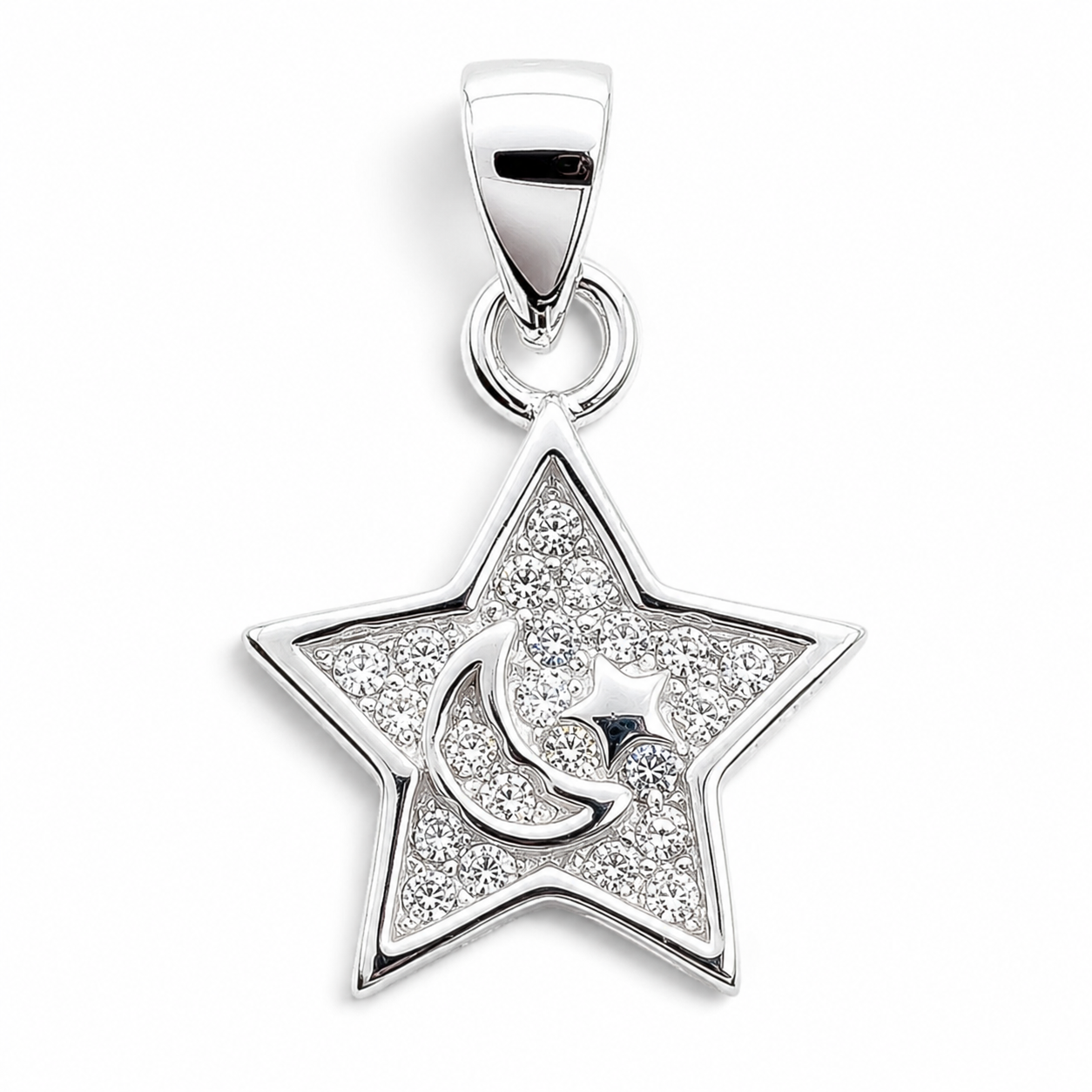 Dije Estrella Zirconia Plata Ley 925