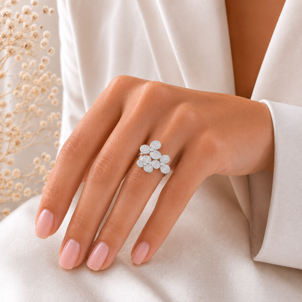 Anillo 3 Flores