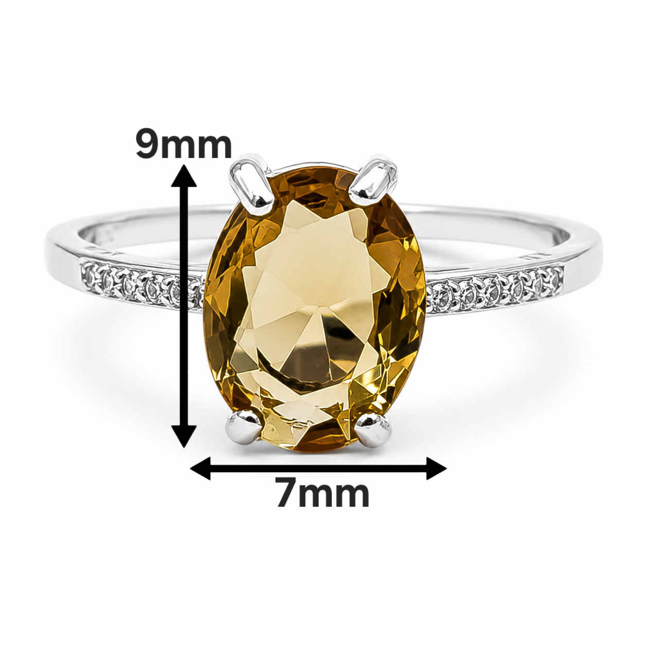 Anillo Zirconia Zultanita Plata Ley 925