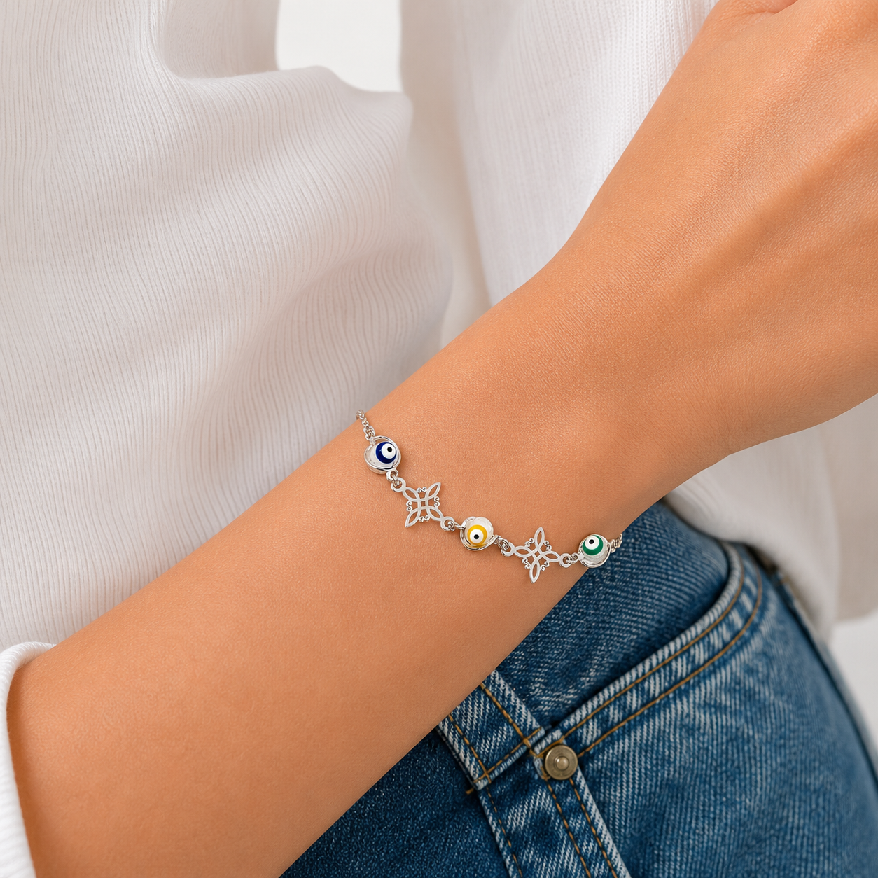 Pulsera Nudo Bruja Ojo