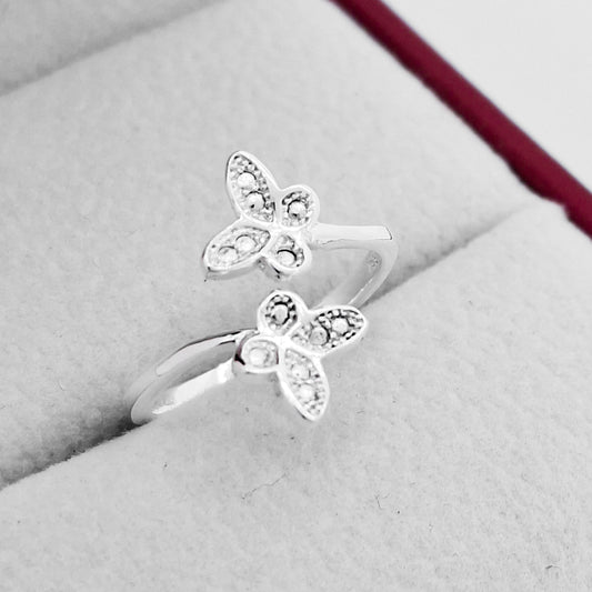 Anillo Medio Dedo Mariposa