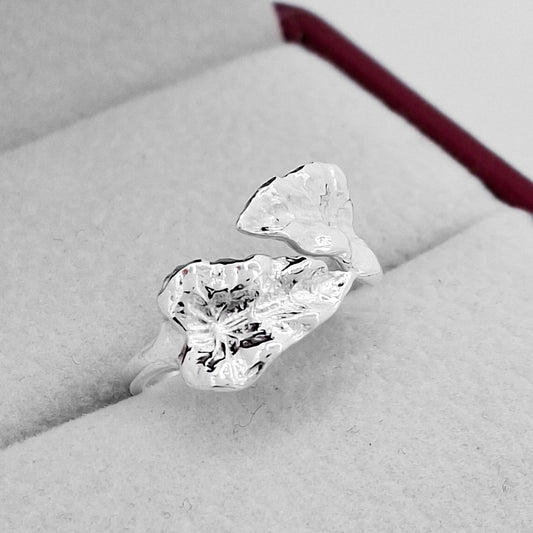 Anillo Medio Dedo Doble Hoja