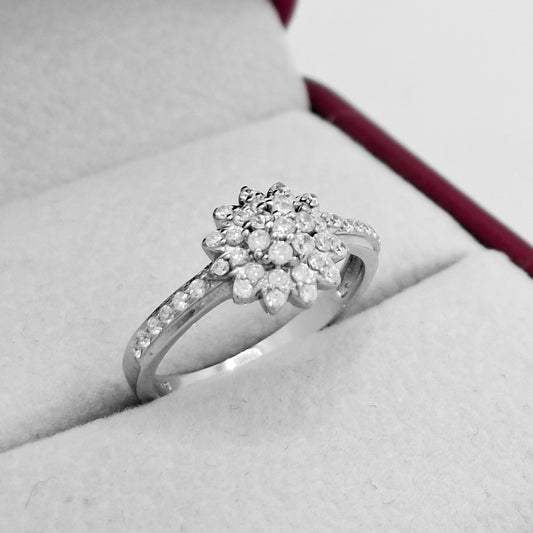Anillo Girasol Zirconia