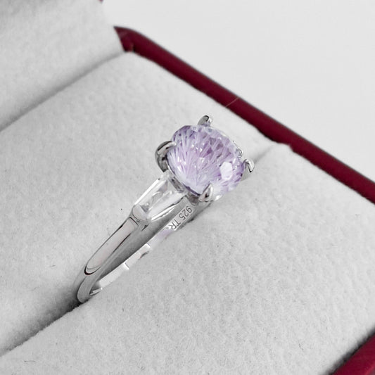 Anillo Zirconia Morada