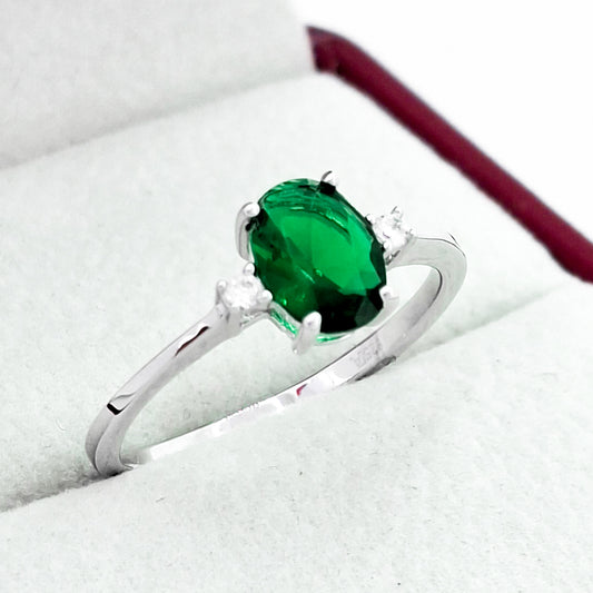 Anillo Redondo Zirconia