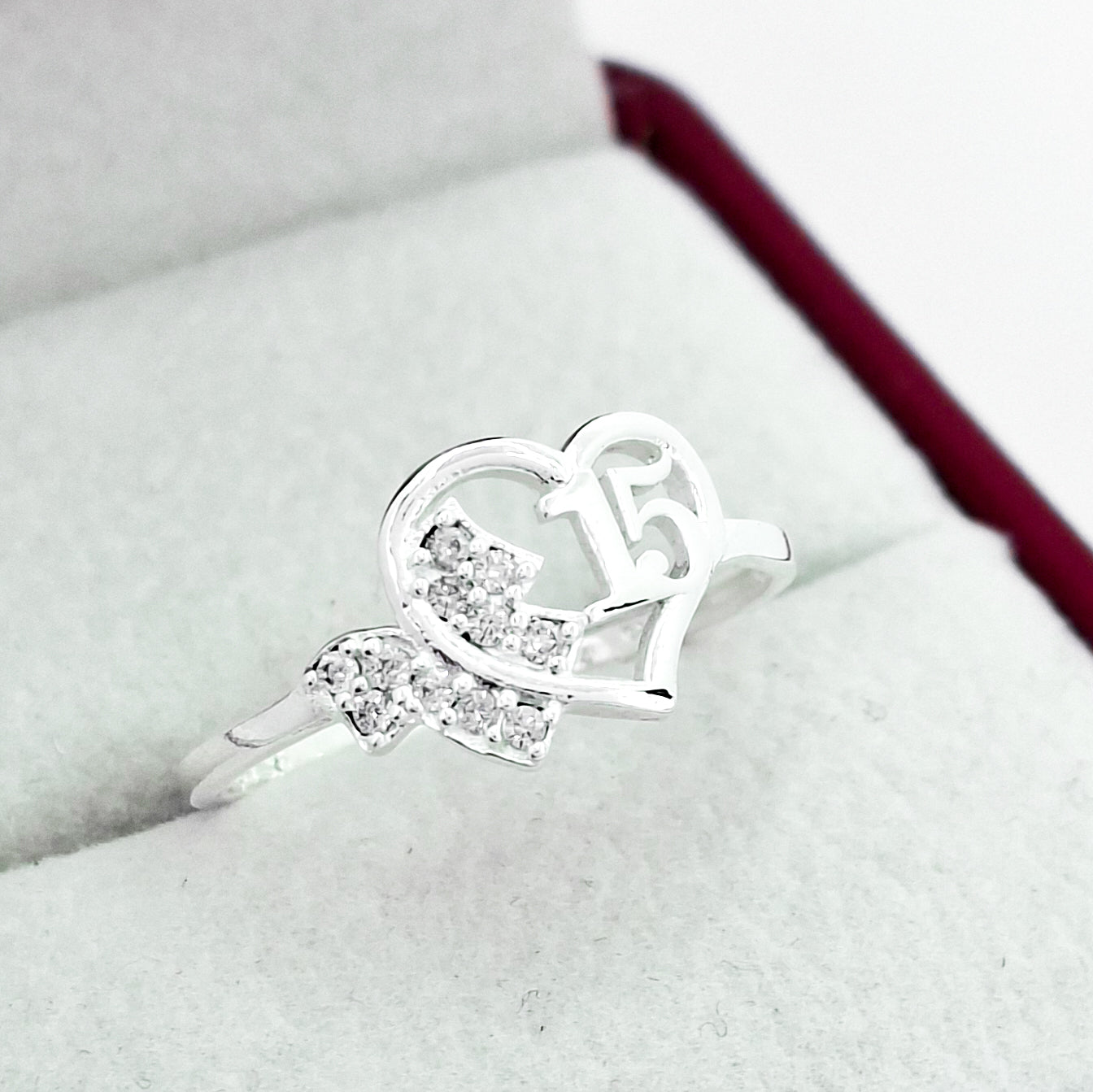 Anillo 15 Años Corazon