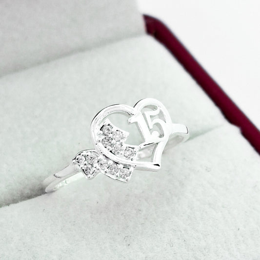 Anillo 15 Años Corazon