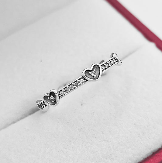Anillo Corazones
