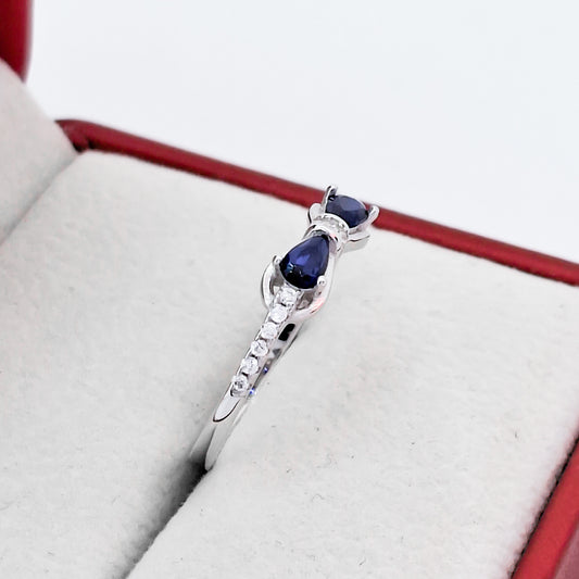 Anillo Moño Zirconia