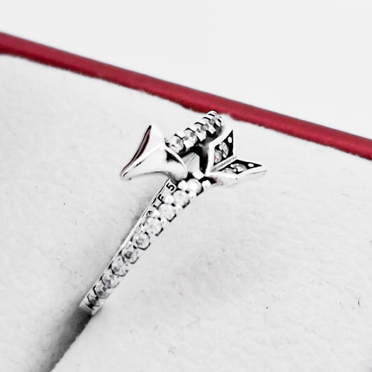 Anillo Flecha Zirconia