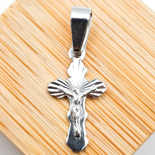 Dije cristo diamantado