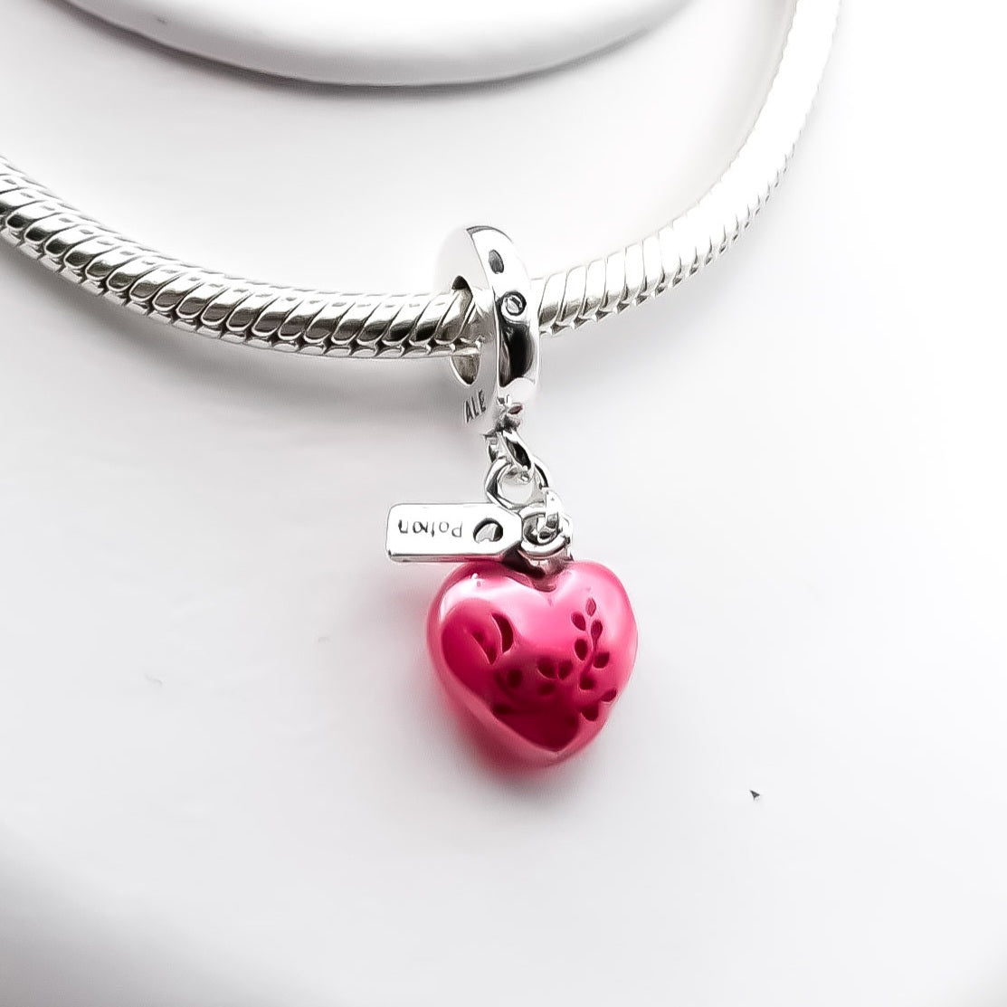 Charm Corazon Rosa