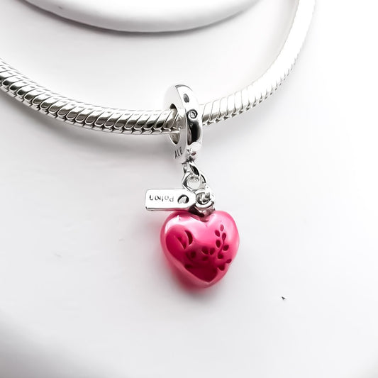 Charm Corazon Rosa