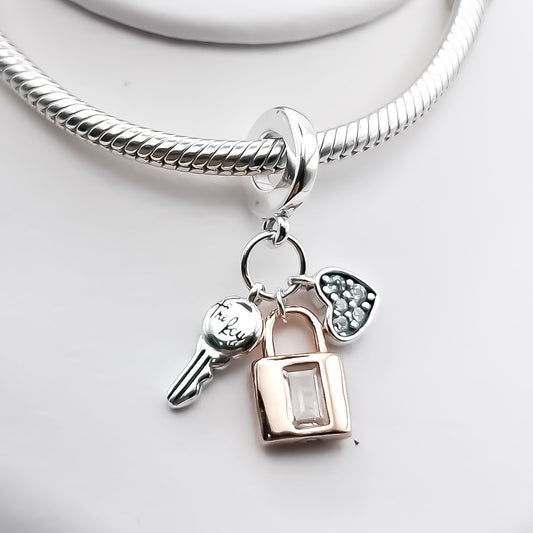 Charm Candado Llave