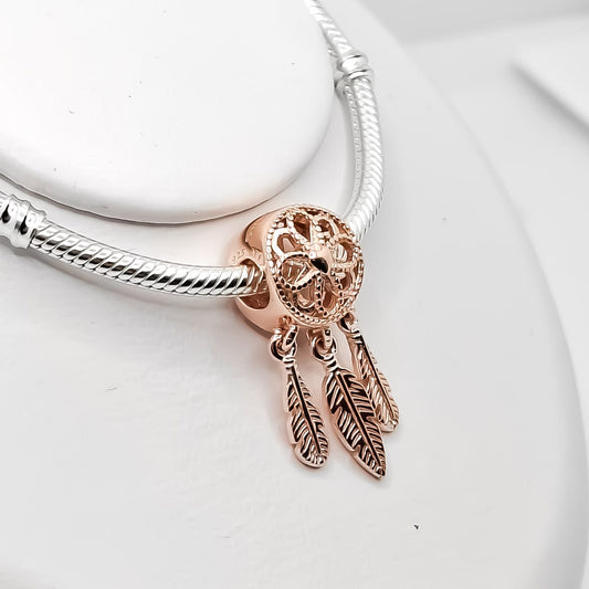 Charm Atrapa Sueño Plata Rosa