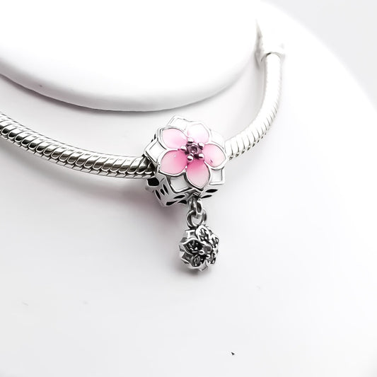 Charm Flor Rosa