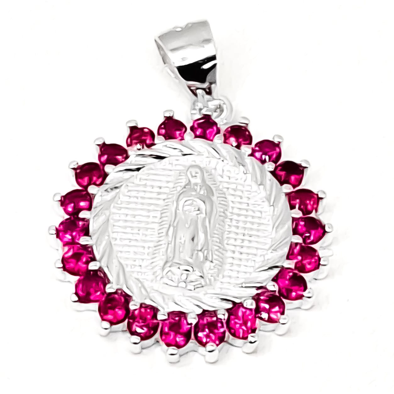 Medalla Virgen Zirconia