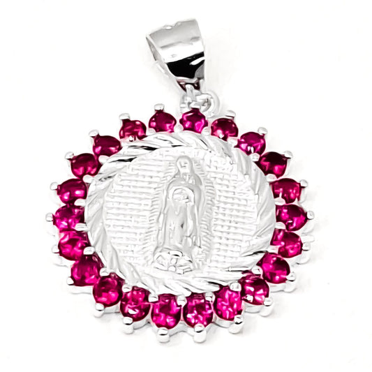 Medalla Virgen Zirconia