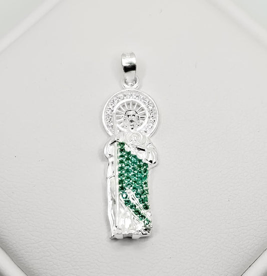 Dije San Judas Manto verde