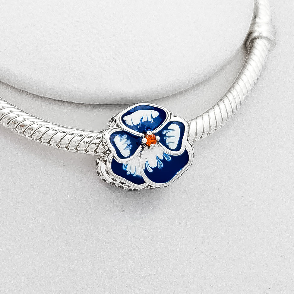 Charm Flor Azul