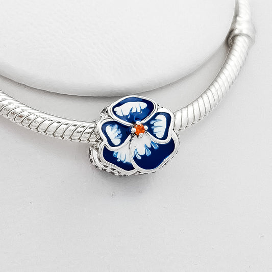 Charm Flor Azul