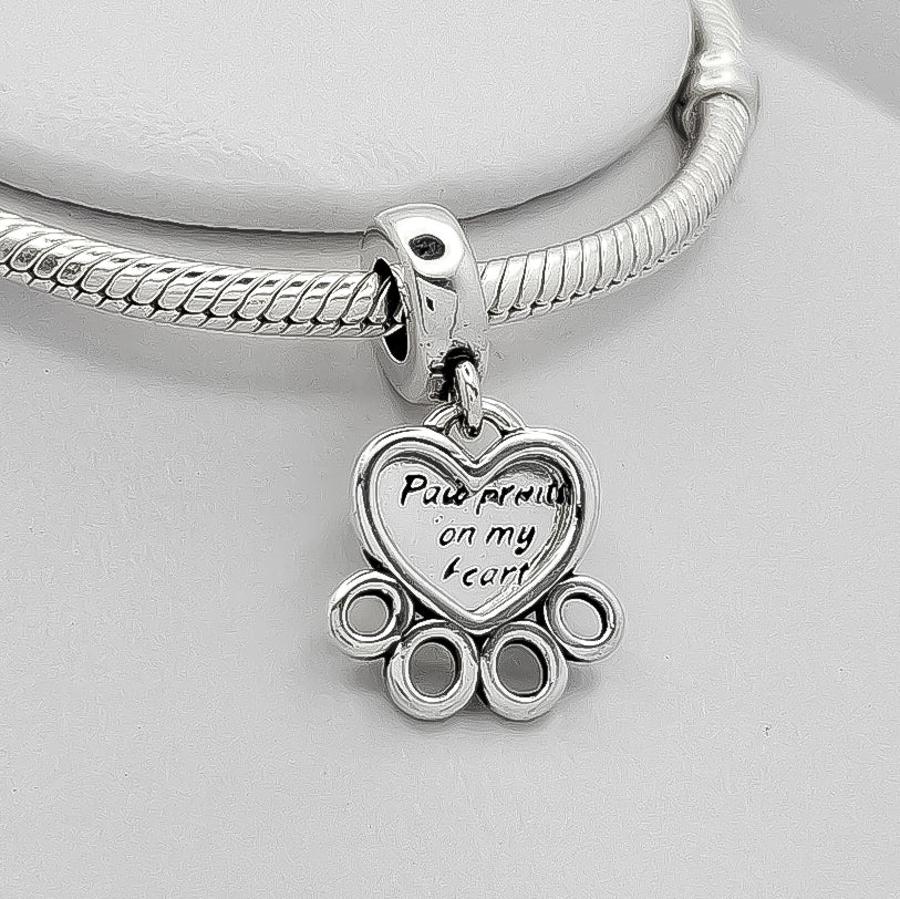 Charm Corazon Huella