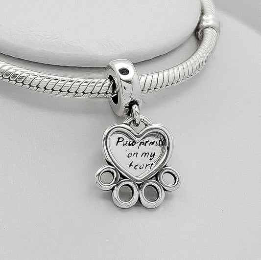 Charm Corazon Huella