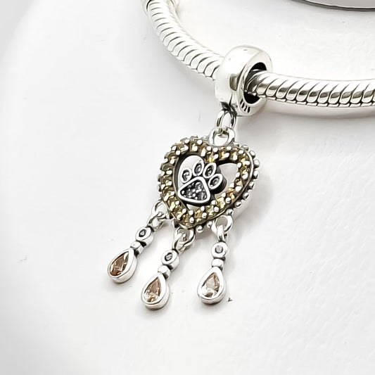 Charm Corazon Huella