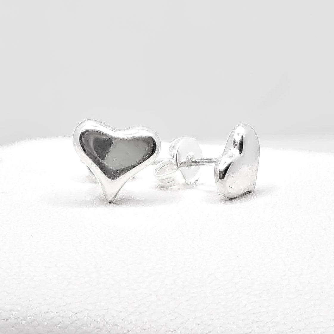 Arete Corazon Bombeado