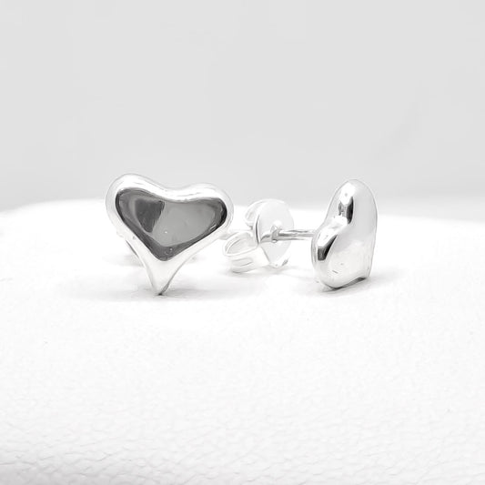 Arete Corazon Bombeado