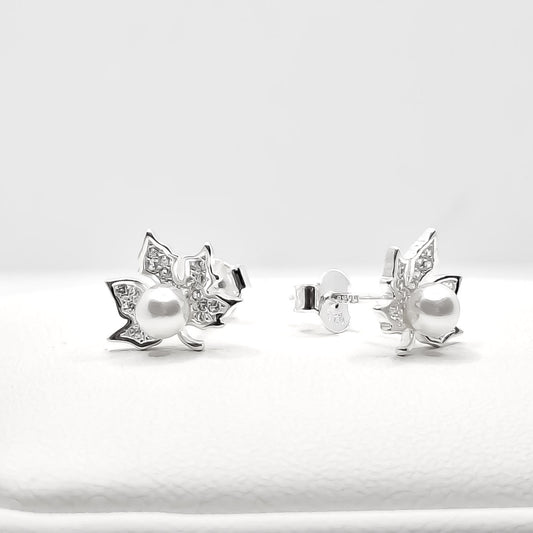 Arete Perla Flor