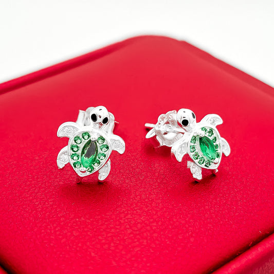 Arete Tortuga Verde