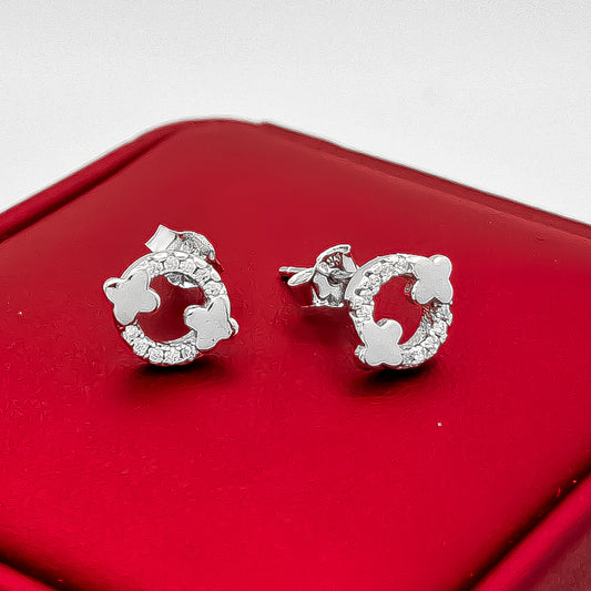 Arete Dos Flores Zirconia