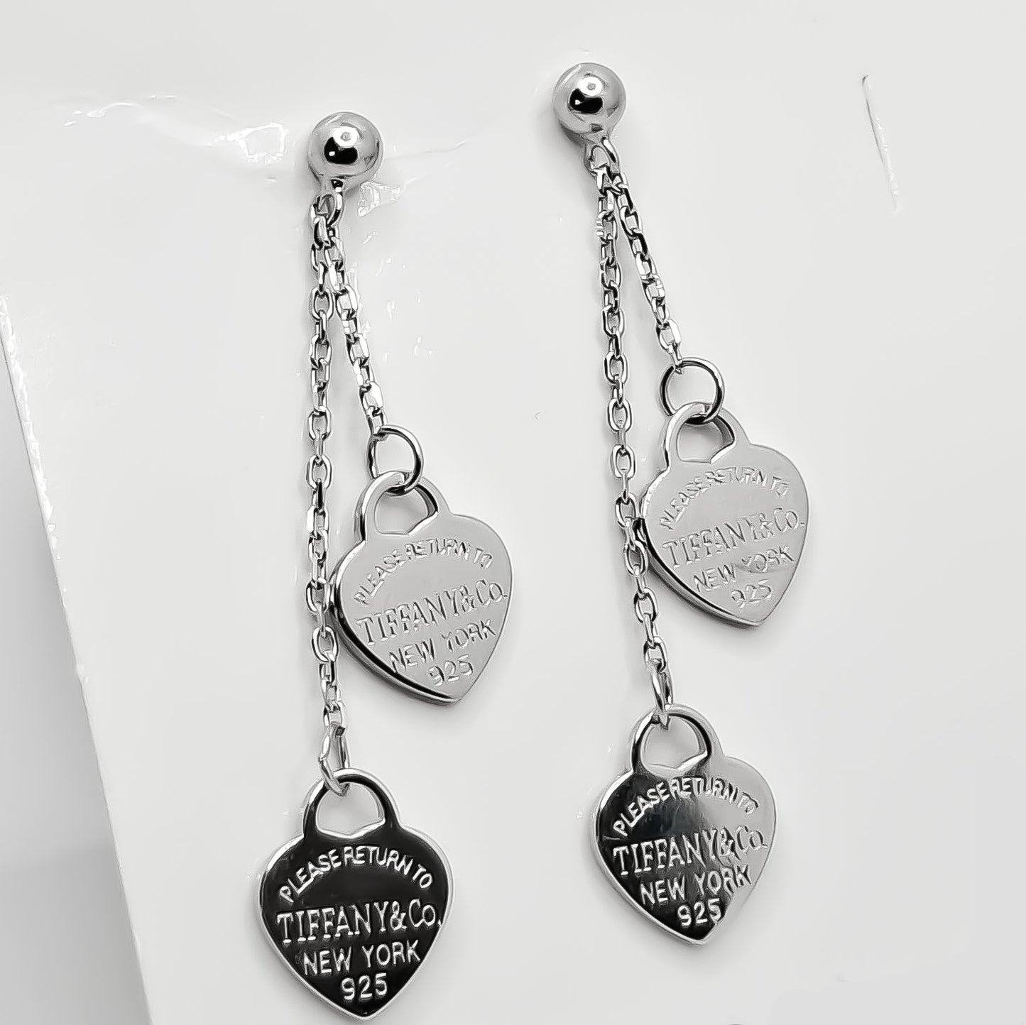 Arete Tiff Colgante Corazones